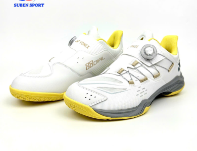 Giày cầu lông Yonex Power Cushion 88 Dial 3 White/Yellow New 2026 Chính Hãng