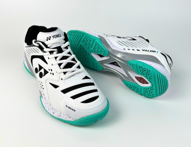 Giày cầu lông Yonex Valor-1 White/Black/Aqua Blue Chính Hãng