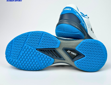 Giày cầu lông Yonex Stratas WHITE/OCEAN BLUE Chính Hãng