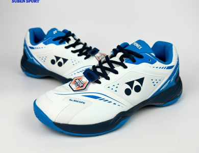 Giày cầu lông Yonex Stratas WHITE/OCEAN BLUE Chính Hãng