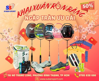 Top những thương hiệu vợt cầu lông HOT nhất 2026
