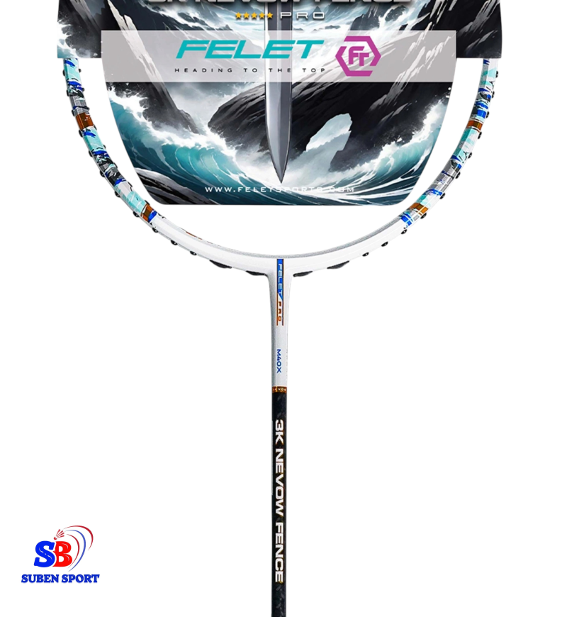 Vợt cầu lông Felet 3K Nevow Fence Chính Hãng