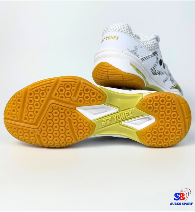 Giày cầu lông Yonex Eclipsion X3 White/Gold Chính Hãng