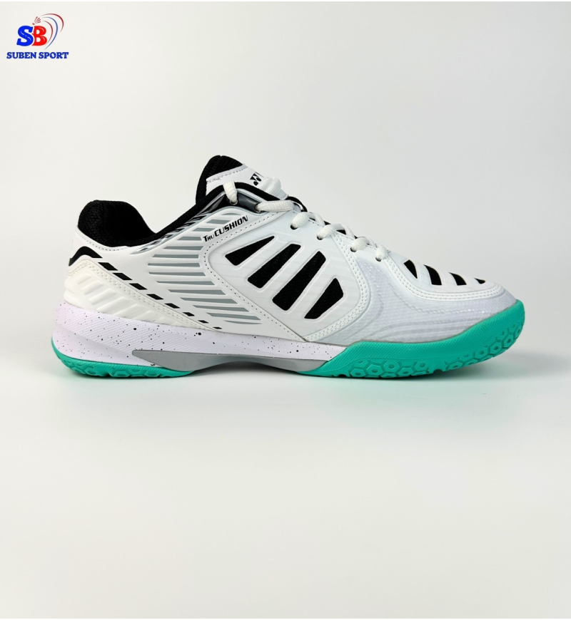 Giày cầu lông Yonex Valor-1 White/Black/Aqua Blue Chính Hãng