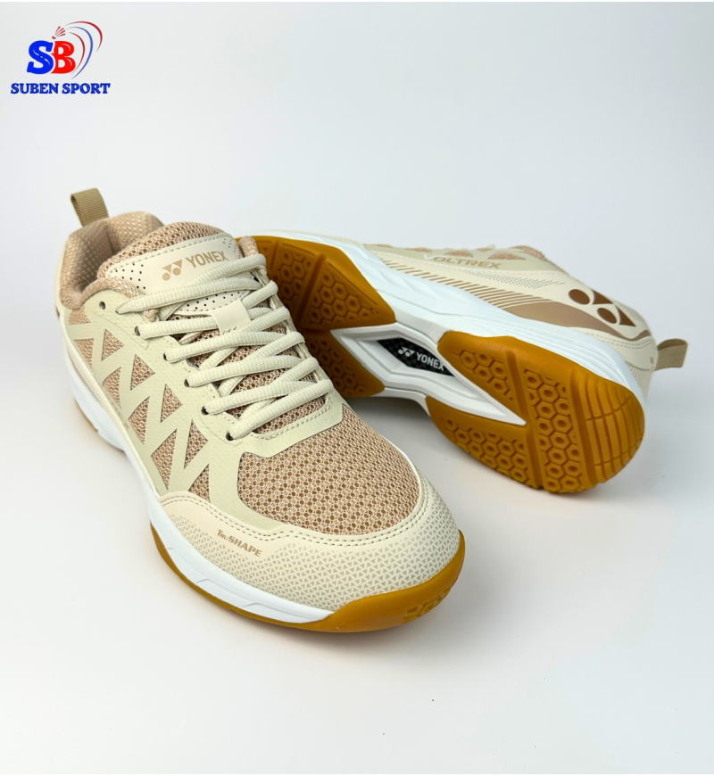 Giày cầu lông Yonex Voltrex Beige Chính Hãng