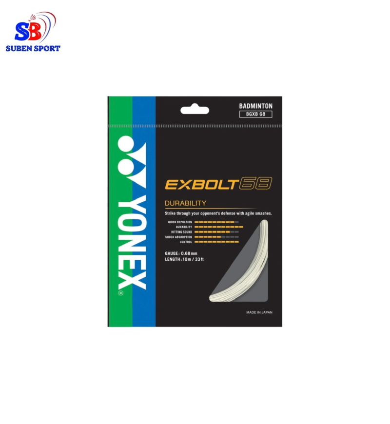 Dây cước căng vợt cầu lông Yonex BG Exbolt 68
