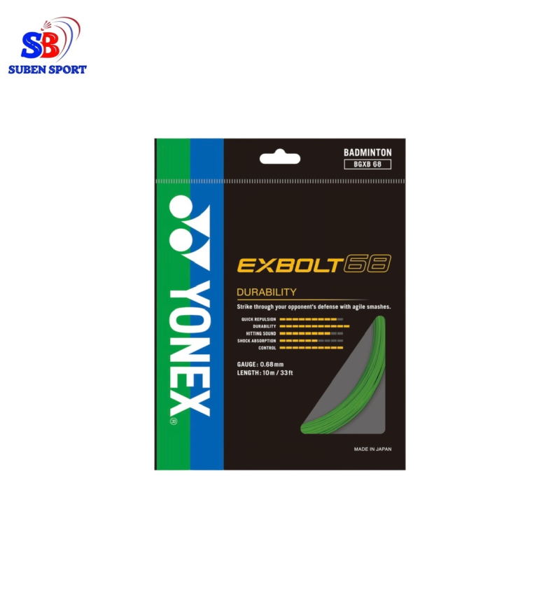 Dây cước căng vợt cầu lông Yonex BG Exbolt 68