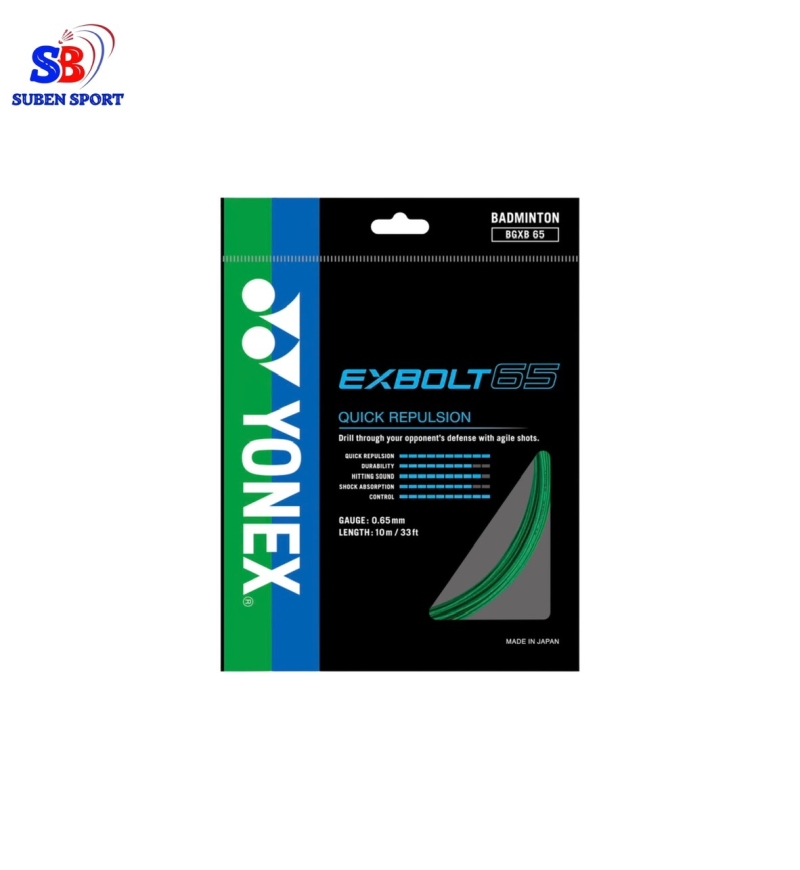 Dây cước căng vợt cầu lông Yonex BG Exbolt 65