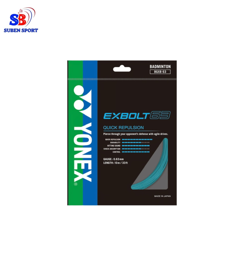 Dây cước căng vợt cầu lông Yonex BG Exbolt 63