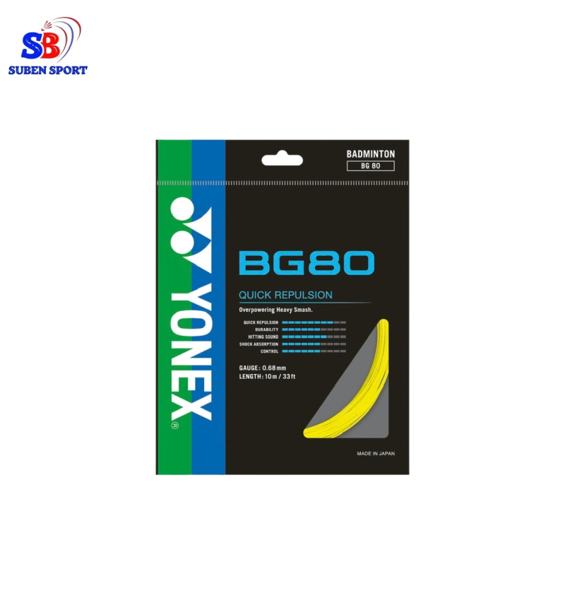 Dây cước căng vợt cầu lông Yonex BG 80