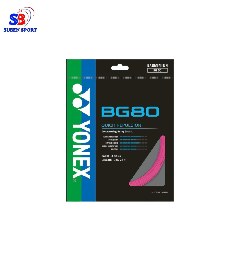Dây cước căng vợt cầu lông Yonex BG 80