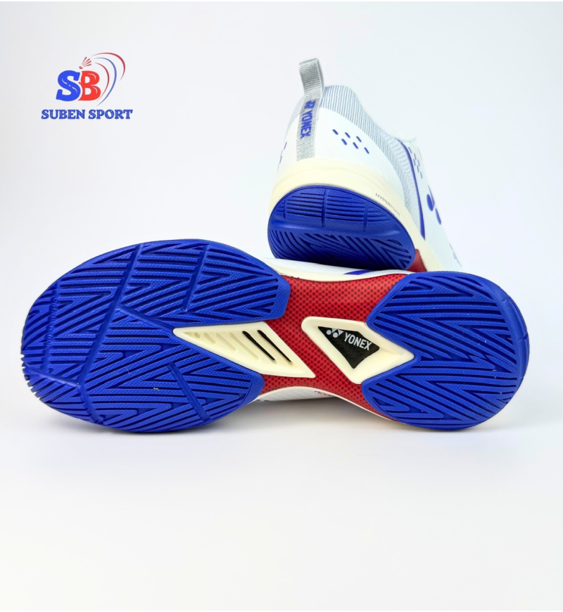 Giày cầu lông Yonex Hyperboom Polar White/Galaxy Cobalt Chính Hãng