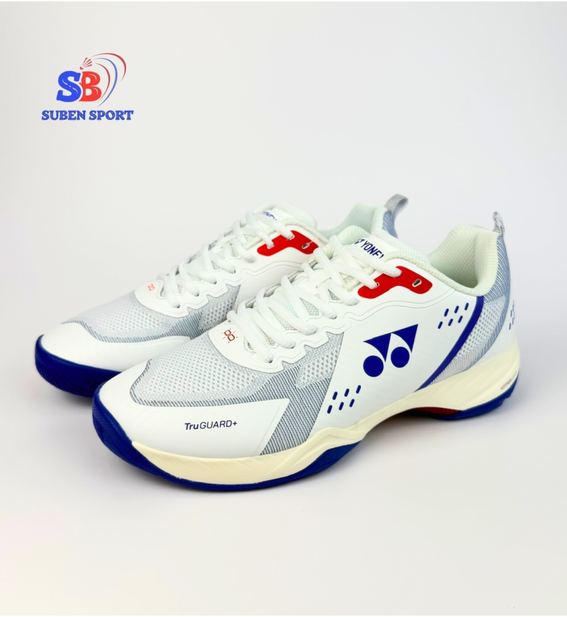 Giày cầu lông Yonex Hyperboom Polar White/Galaxy Cobalt Chính Hãng