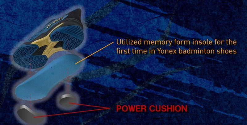 Giới thiệu công nghệ giày cầu lông Yonex MEMORY FORM INSOLE 