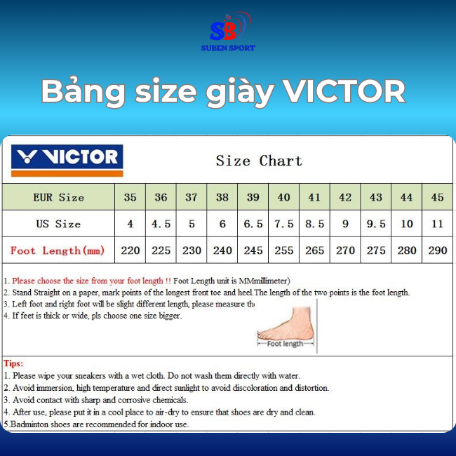 Giày cầu lông Victor P9200 cHP-B Chính Hãng