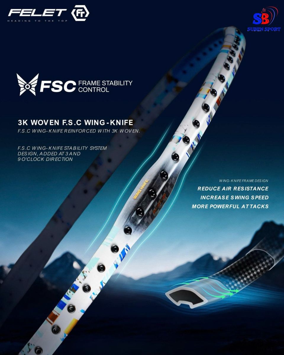 Vợt cầu lông Felet 3K Nevow Fence