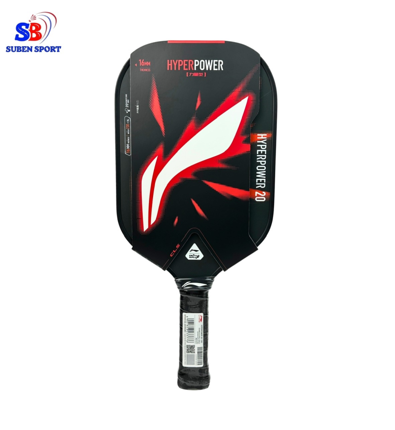 Vợt Pickleball Lining Hyperpower 20 Đen Chính Hãng