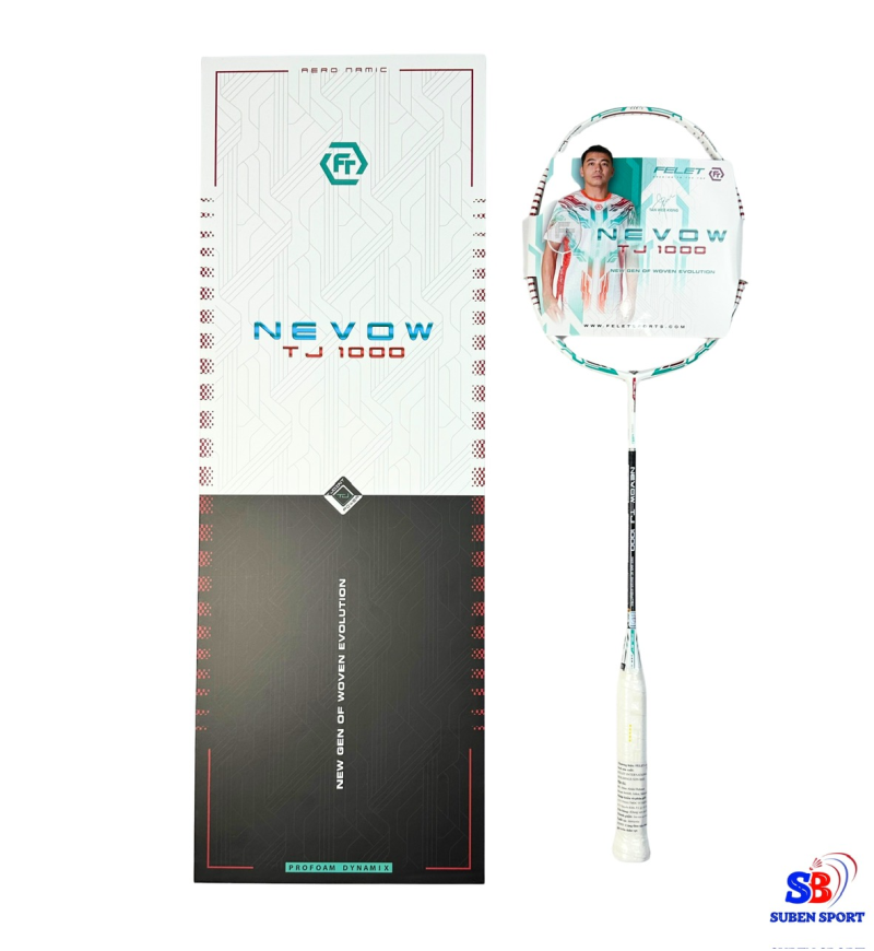 Set Vợt cầu lông Felet Nevow TJ 1000 Chính Hãng