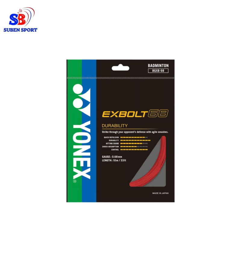 Dây cước căng vợt cầu lông Yonex BG Exbolt 68