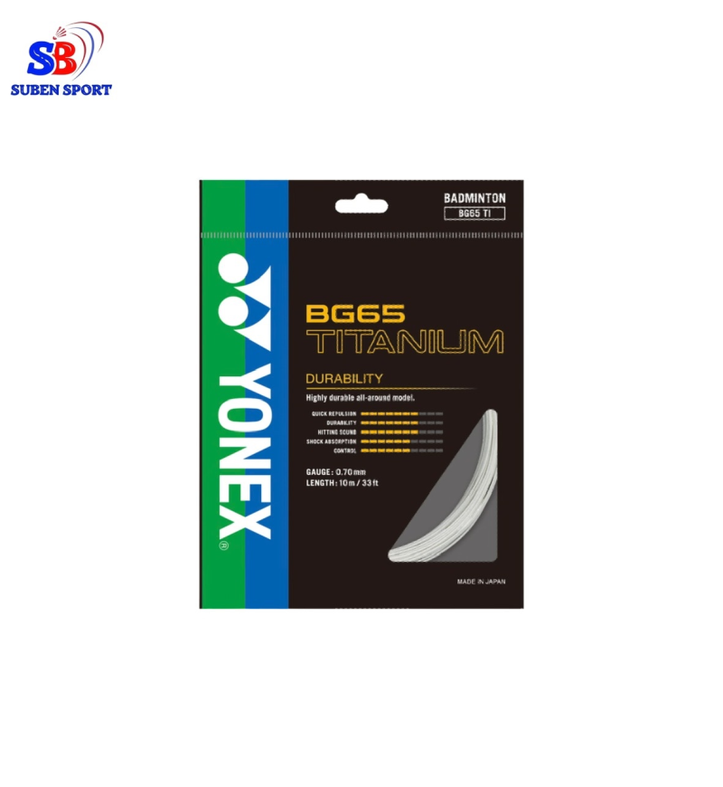 Dây cước căng vợt cầu lông Yonex BG 65 Titanium