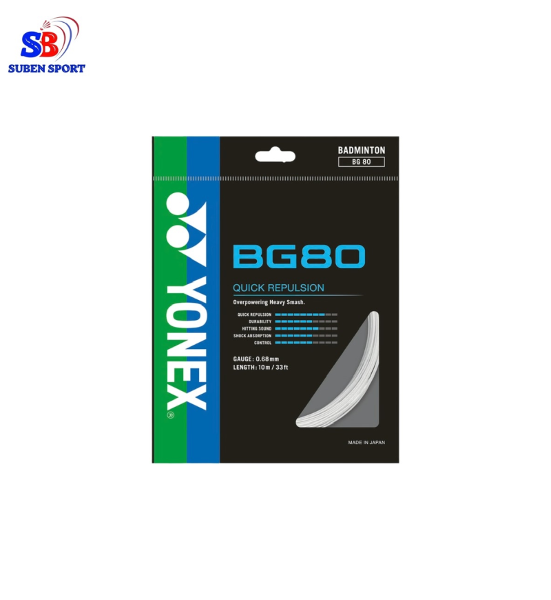 Dây cước căng vợt cầu lông Yonex BG 80